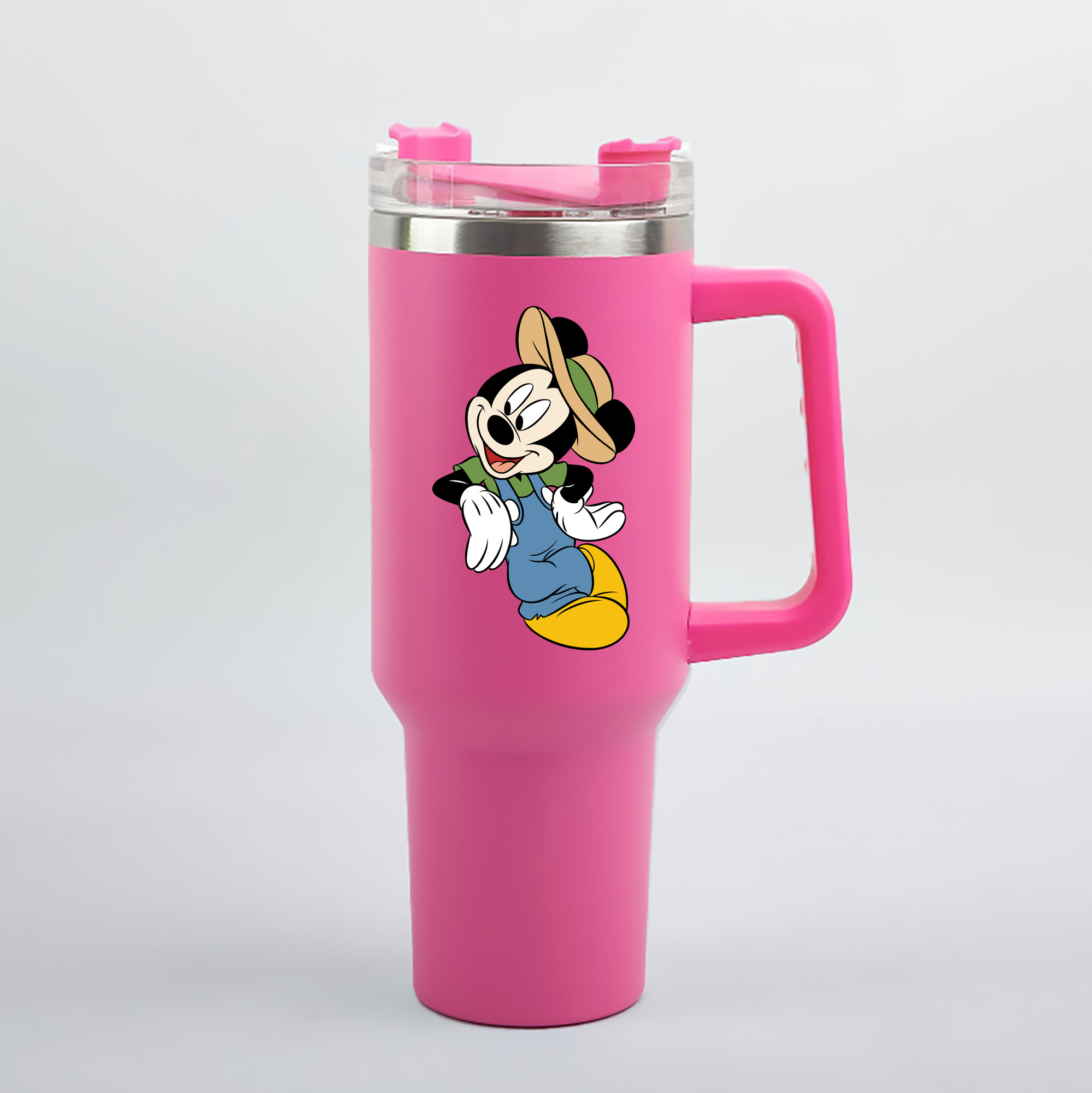 （画像用） ミッキーマウス Mickey Mouse 1200mL車用タンブラー（カラープリント）